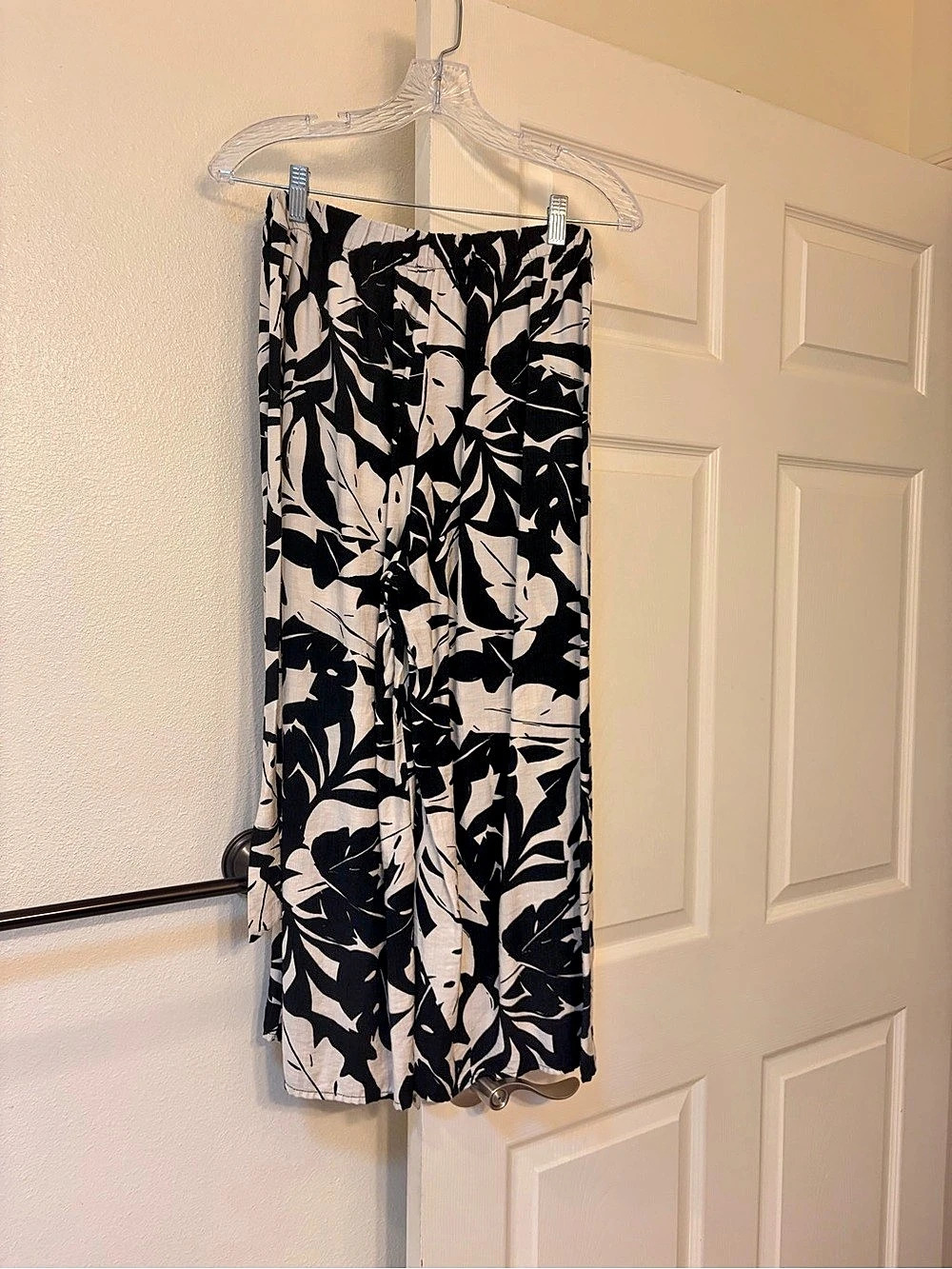Black & White Midi Dress